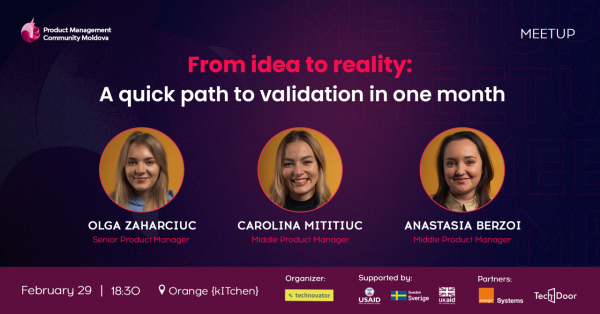From idea to reality: A quick path to validation in one month