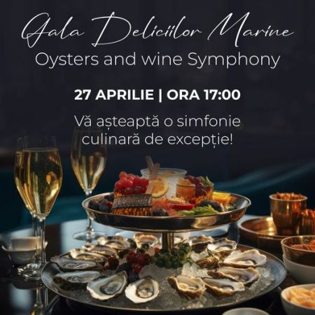 Oyster and Wine Symphony la Château Purcari