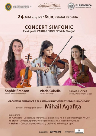 Concert Simfonic elevii scolii ZAKHAR BRON