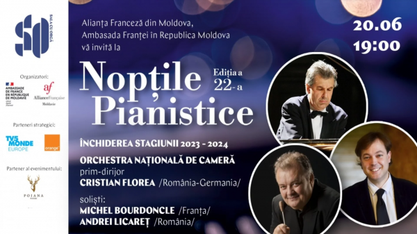 Concert Simfonic. Festivalul Internațional "Nopțile Pianistice", ediția a 22-a