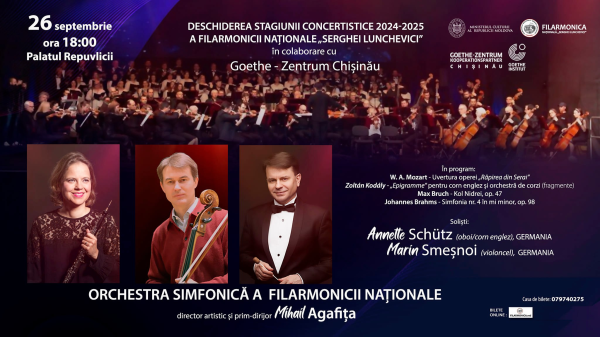 Deschiderea Stagiunii Concertistice 2024-2025 - Concert Simfonic