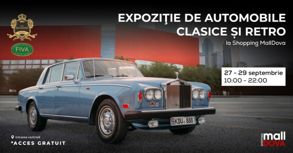 Expoziţie de automobile clasice și retro