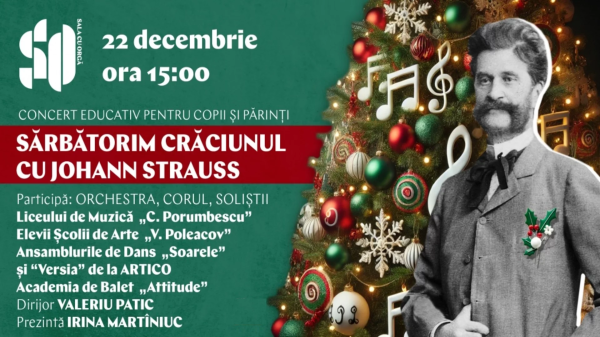 SĂRBĂTORIM CRĂCIUNUL CU JOHANN STRAUSS