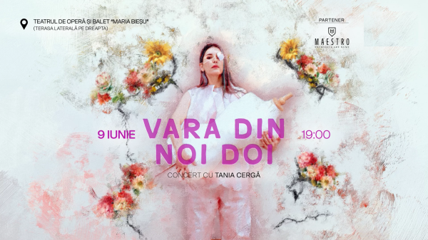 "Vara din noi doi" - concert cu Tania Cergă