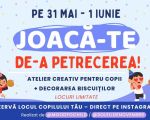 Joacă-te de-a Petrecerea! Atelier decor + biscuiți pentru copii