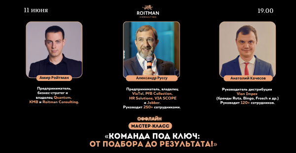 Команда под ключ - от подбора до результата