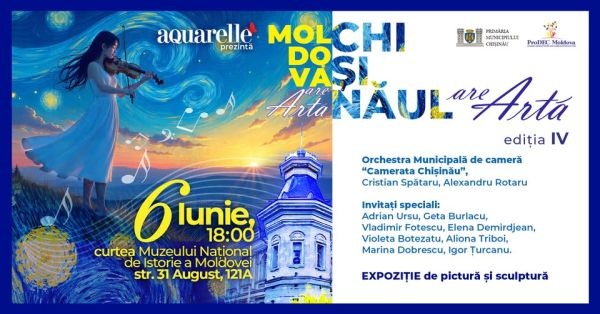 Moldova are artă. Chișinăul are artă