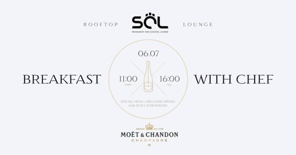 Breakfast with Chef and Moët & Chandon