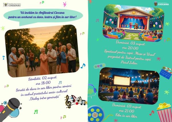 ACTIVITĂȚI DE WEEKEND SECTORUL CIOCANA