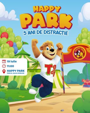 Tedi vine la Happy Park