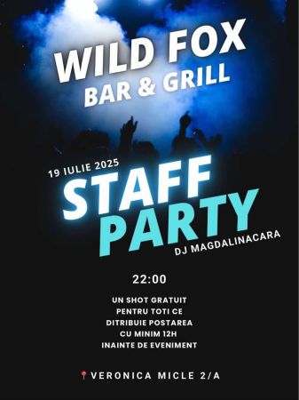 STAFF PARTY at Wild Fox Bar & Grill