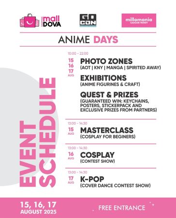 ANIME DAYS at Shopping MallDova