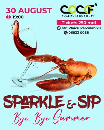 Sparkle & Sip — Bye, Bye Summer