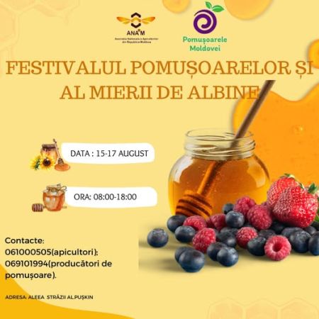 Festivalul Pomușoarelor și al Mierii de Albine!
