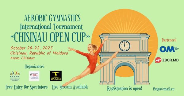Turneu Internațional la Gimnastică Aerobică!
