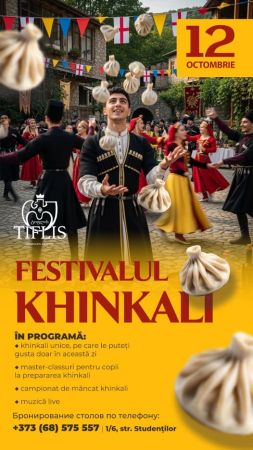 Festivalul Khinkali la Tiflis