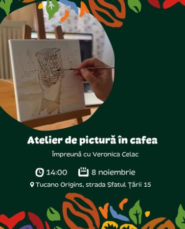 Atelier de pictură în cafea