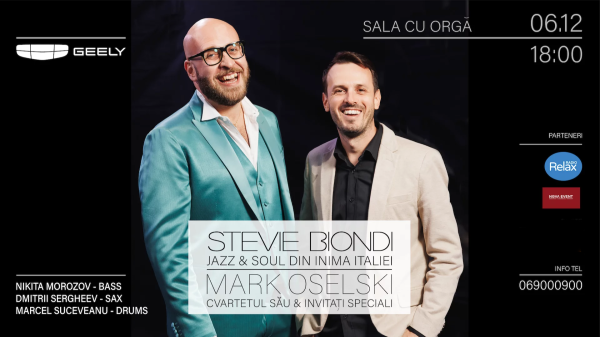 Stevie Biondi & Mark Oselski - Jazz & Soul din inima Italiei
