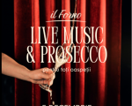 Live music and Proseco
