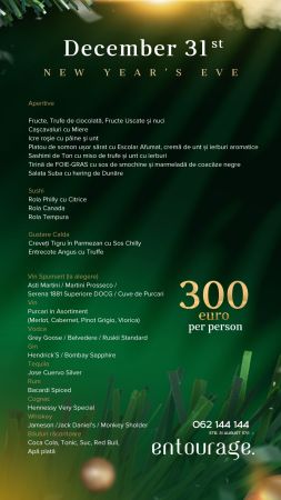 New Year's Eve Special Night la Entourage