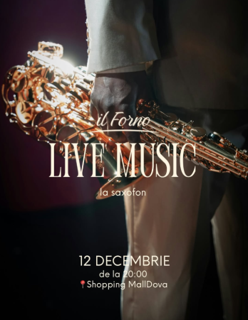 Live saxophone music