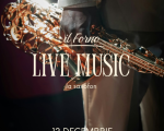 Live saxophone music