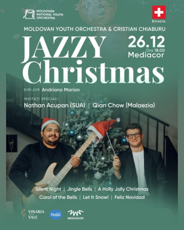 JAZZY Christmas cu Cristian Chiaburu & Moldovan National Youth Orchestra