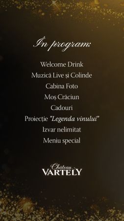 Рождественский ужин в Château Vartely 2025