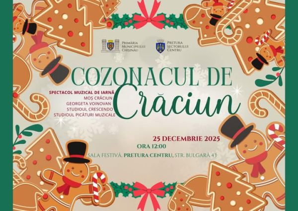 „Cozonacul de Crăciun” - spectacol muzical