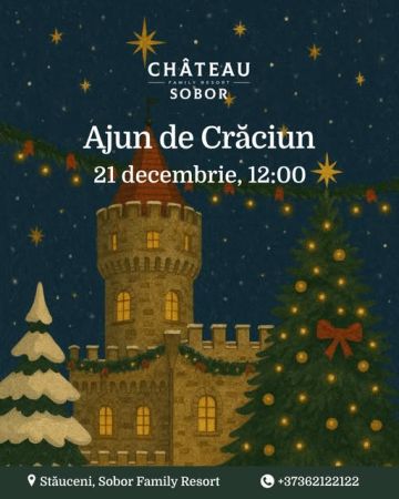 Ajun de Crăciun în aer liber, la Sobor Family Resort