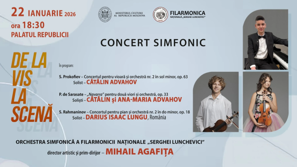 CONCERT SIMFONIC: DE LA VIS LA SCENĂ