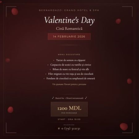 Valentine’s Day at Bernardazzi Grand Hotel