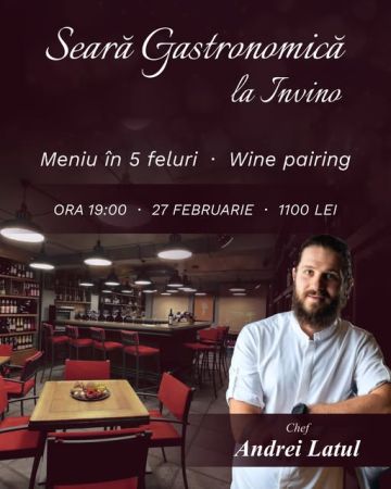 Seară Gastronomică la Invino