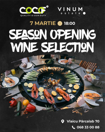 Season Opening • Wine Selection