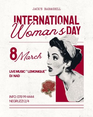 8 MARCH –  Jack’s bar&grill