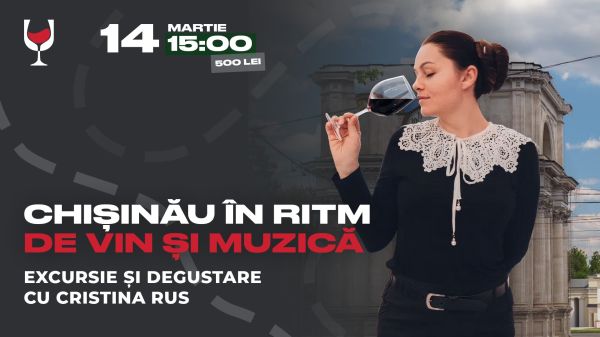 Chișinău in the Rhythm of Wine and Music | Walking Tour & Tasting with Cristina Rus
