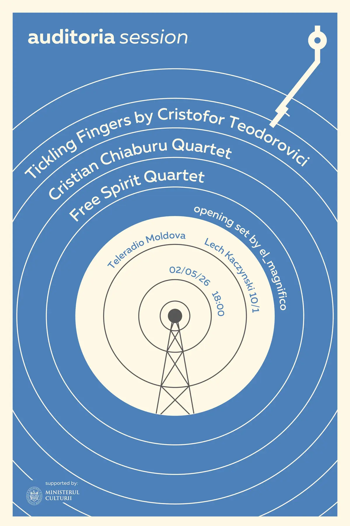 Auditoria Session – Tickling Fingers, Cristian Chiaburu Quartet, Free Spirit Quartet