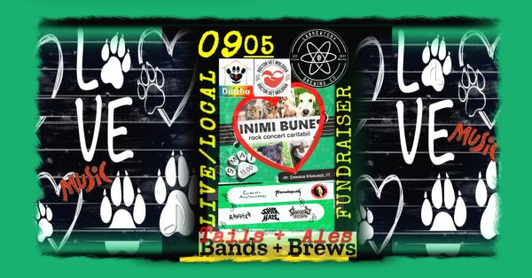 Bands + Brews/ Tails + Ales