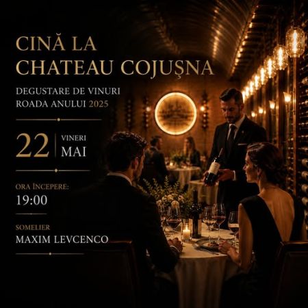 Dinner at Château Cojusna