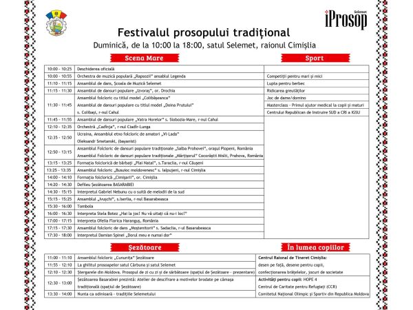 Festivalului iProsop