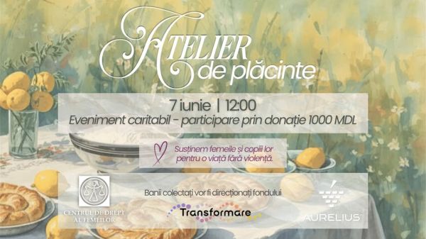Placinte-making masterclass | Charity event