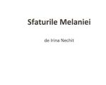 Sfaturile Melaniei