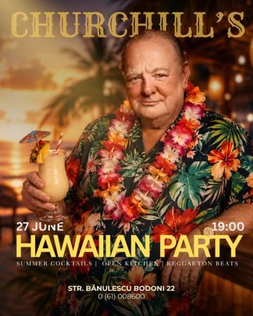 Hawaiian Party la Churchill’s