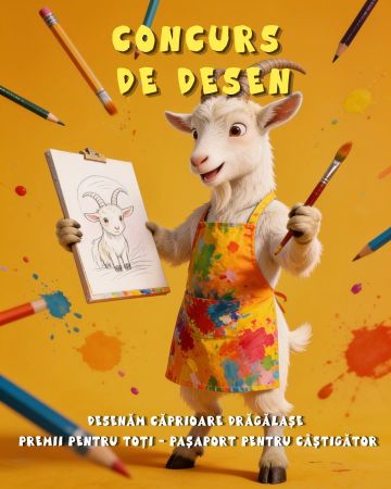Concurs de desen la KOZY - Orașul Caprelor
