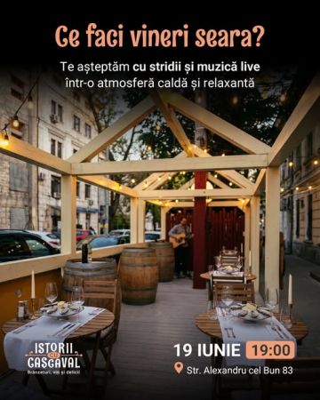 Muzica live la Istorii cu Cașcaval