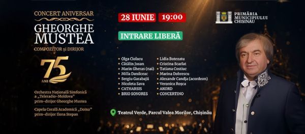 CONCERT-TRIBUT | Gheorghe MUSTEA - 75 Ani