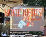 Seară de film pe terasă