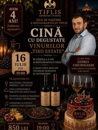 Cina cu degustare de vinuri