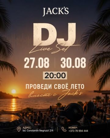 Dj live set at JACK’S