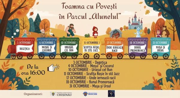 Toamna cu povești în Parcul „Alunelul”! 